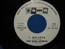 THE HIGH SPIRITS,  I BELIEVE,  1966 PROMO, VG++