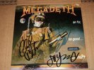 MEGADETH SO FAR SO GOOD SO WHAT AUTOGRAPHED METALLICA