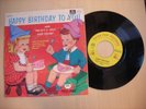 Peter Pan Record HAPPY BIRTHDAY TO YOU 45rpm 1965