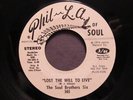 SOUL BROTHERS SIX LOST THE WILL TO LIVE 45 PROMO VG+