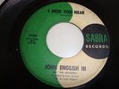 GARAGE/ PSYCH- JOHN ENGLISH III AND THE HEATHENS- SABRA
