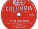 FRANKIE YANKOVIC 1950 Polka 78 Girl Friend Julayda