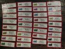 Complete set Jukebox Strips for Beatles colored vinyl
