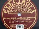 78rpm COMEDIAN HARMONISTS PUPPENHOCHZEIT BLUMENTOPF FÜR