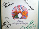 QUEEN NIGHT AT OPERA ORIG LP AUTOGRAPHED BY ALL MEMBERS