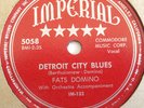 FATS DOMINO-DETROIT CITY BLUES /THE FAT MAN 78