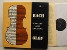 THEO OLOF sonates BACH classical nm 3LP BOX