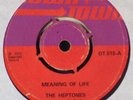 THE HEPTONES:MEANING OF LIFE/VERSION:(1973) GOOD/VGC