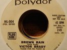 Victor Brady Psych/Funk 45 on Polydor Brown Rain