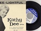 country teen KATHY DEE Never Get To Heaven 45 & cover
