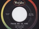 THE BEATLES 45 From Me To You / Thank You Girl VEE JAY