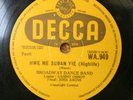 78rpm African Highlife BROADWAY DANCE BAND Ghana SCARCE