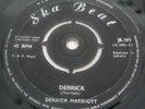DERRICK MORGAN Monkey Ska, UK Ska Beat 45