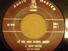 R. Dean Taylor - At The High School 45 RARE Rockabilly
