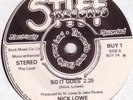 Nick Lowe - So It Goes (Nr Mint Stiff 45) BUY1