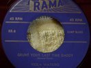 Hard one, Viola Watkins, Rama # 8, RED PLASTIC, M-