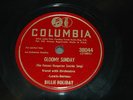 BILLIE HOLIDAY 78 Gloomy Sunday NIGHT AND DAY Rare Jazz
