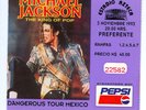 MICHAEL JACKSON mexico 1993 TOUR ticket stub promo WOW