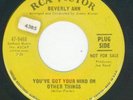 NORTHERN -- BEVERLY ANN -- YOU'VE GOT YOUR MIND ON