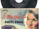 PATTI PAGE DING DONG BOOGIE+3 US MERCURY EP1-3060 EX+