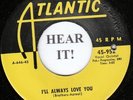 DOO WOP 45 Cardinals (Atlantic) I'll Always Love You