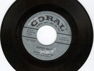 45 JOHNNY BURNETTE Honey Hush Rockabilly PROMO Coral