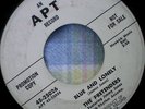 Pretenders, Doo Wop promo 45 on Apt, Blue and Lonely