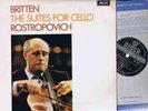 SXL 6393 W/B ROSTROPOVICH - BRITTEN CELLO SUITES