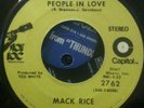 MACK RICE Three People In Love CAPITOL rare funk 45
