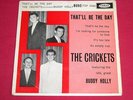 BUDDY HOLLY : That'll be the day EP - ORG 7