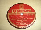 2x 78rpm Lilli KRAUSS piano / Simon GOLDBERG violon MOZ