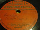 TRES RARE 78T  EXPERIMENTAL  JAZZ HOT RADIO LIEGE (belg