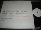 Boulez Schoenberg Lunaire Ed1 Wergo 24-page Photo-Book 