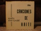 MARTHA JEAN CLAUDE - Canciones De Haiti RARE ORIGINAL H