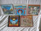5 Grateful Dead Jerry Garcia LPs Shakedown AOXOMOXOA Co