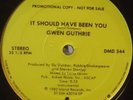 PROMO* Gwen Guthrie - It Should Have Been You *MONSTER 