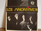 vinyle rare 45 tours les anonymes année 60 dedicassé pa