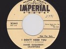 NEW ORLEANS R&B Mover  JAMES (Sugarboy) CRAWFORD I Don'