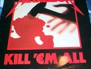 METALLICA:KILL EM ALL,MUSIC FOR NATIONS,1983,A1/B1,RED/