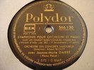3x 78rpm Vincent d'INDY SYMPHONIE , Jeanne Marie DARRE 