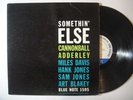 CANNONBALL ADDERLEY Somethin' Else LP on Blue Note 63rd