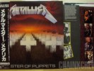 METALLICA Master Of Puppets LP JAPAN OBI Pin-Up 1986 MM