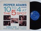 PEPPER ADAMS 10 to 4 at the 5 Spot RIVERSIDE LP
