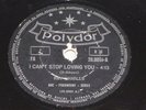 RAY CHARLES 1961 I Can´t Stop Loving 78 RPM 10” BRAZIL