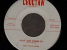 FLA ROCKABILLY 45 The Four Mints WHAT 'CHA GONNA DO Cho