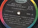 IRON MAIDEN-THE NUMBER OF THE BEAST-RARE GUATEMALA LP-V