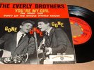 EP 45 TOURS THE EVERLY BROTHERS YOU'RE MY GIRL WARNER B