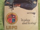 LAPD To Play And To Sing RARE private label funk VG++ L
