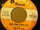 The Yo's Yo's GOTTA FIND A NEW LOVE Goldwax 310 Memphis