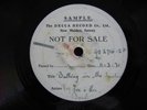 Decca TEST PRESSING  AL BOWLLY vocal Roy Fox 11/3/31